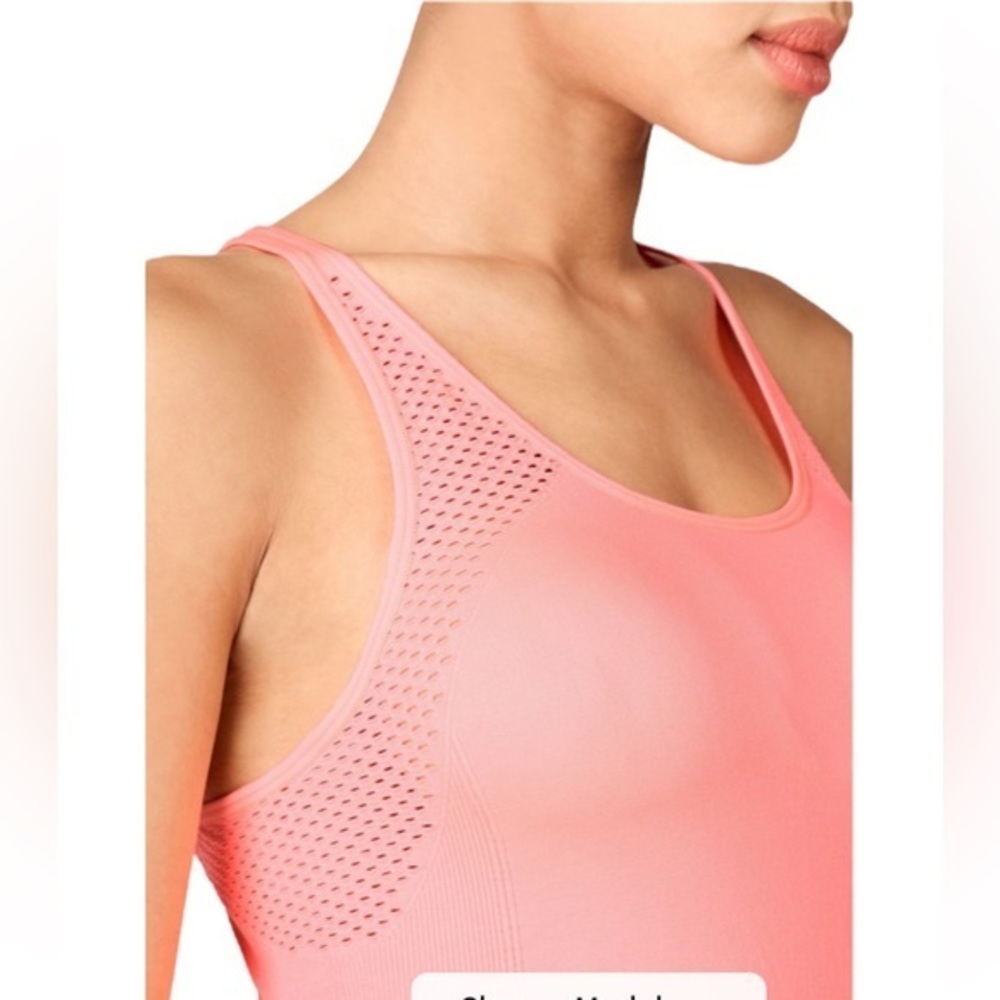 Fabletics Pink Sync Seamless Tank Racerback - Picture 2 of 7